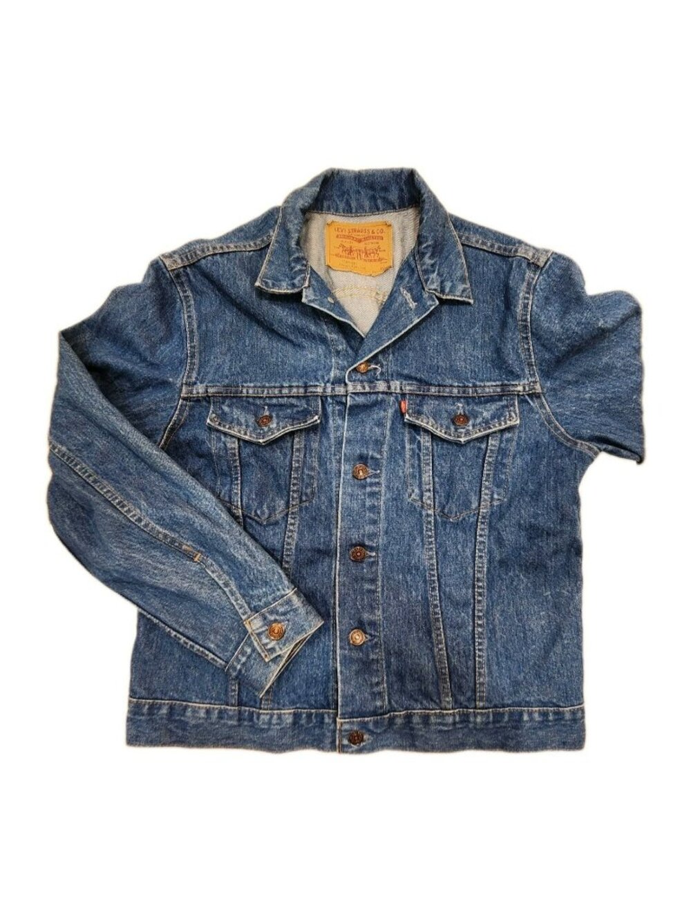 Vintage 1988 Levi's Type 3 Trucker Denim Jacket Made in Canada Size 42 M